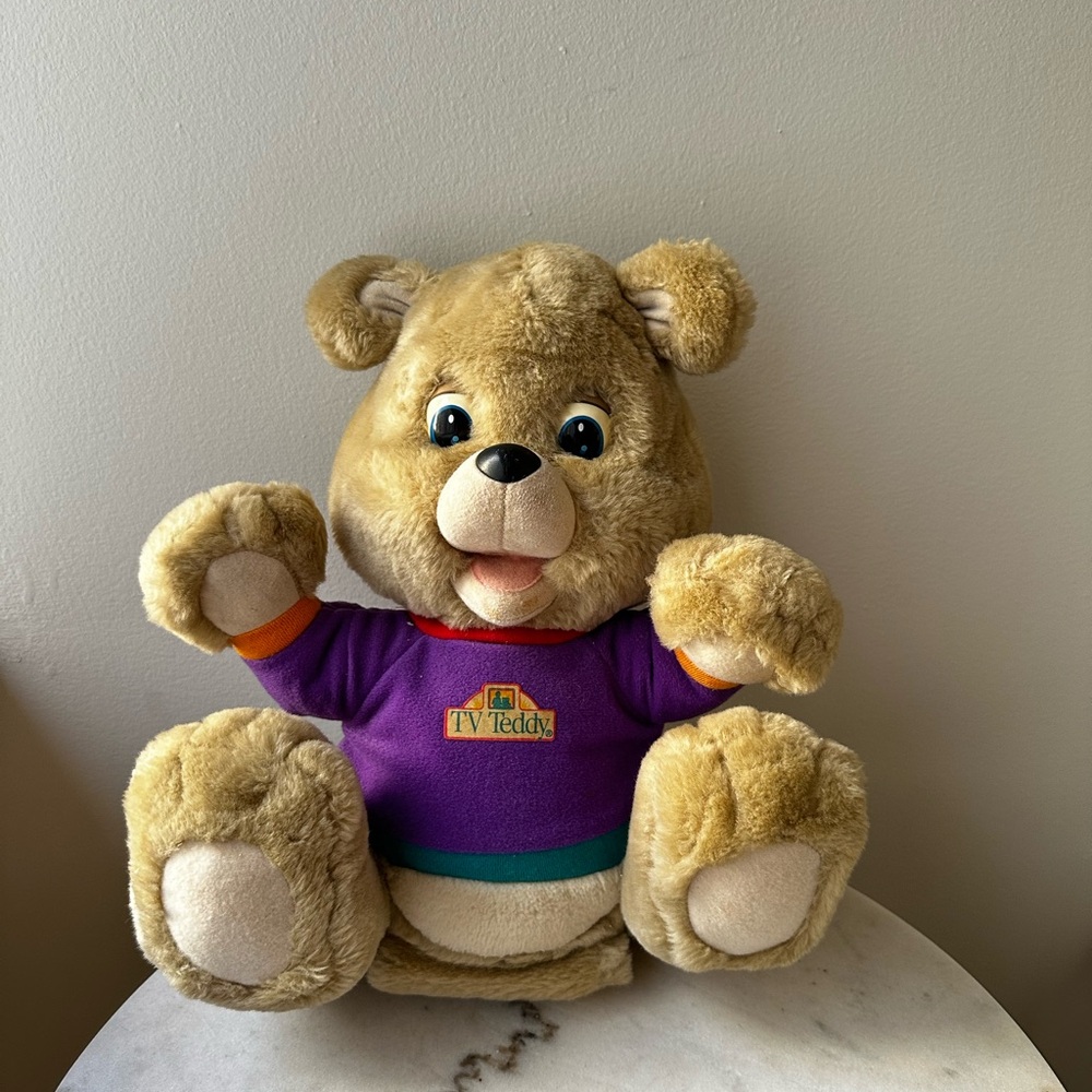 Vintage TV Teddy Bear (without TV set)